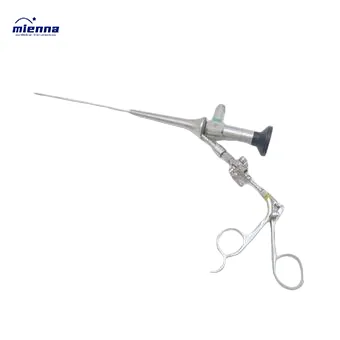 ENT VET Dubbel kanaal Otoscoop Veterinaire instrumenten Ear Endoscoop met FR5 Working Channel